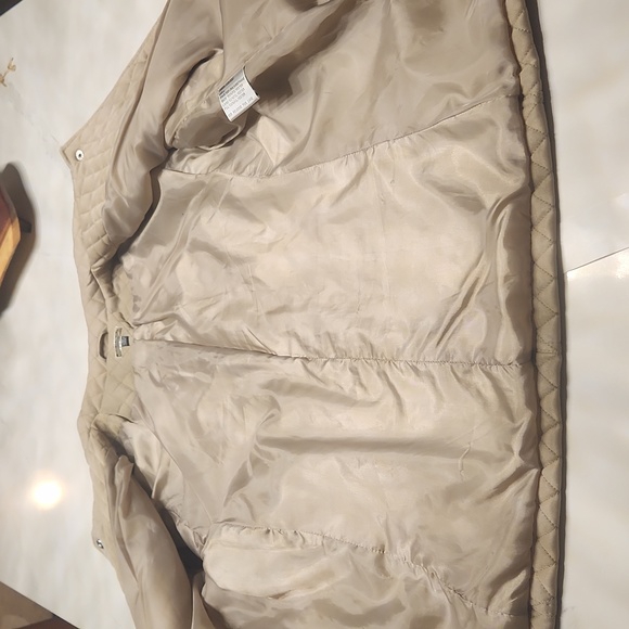 Quilted Tan XL Riding Jacket Giacca Gallery Company - Picture 14 of 16